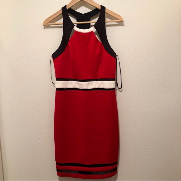 Guess - Red/Black Dress - Picture 1 of 8